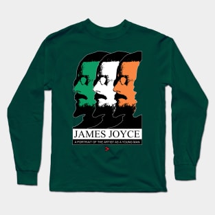 James Joyce as a Young Revolutionary Long Sleeve T-Shirt